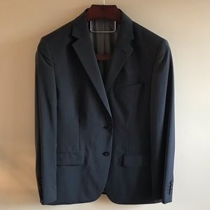 🔴 FULL SUIT Joseph Abboud 40S Gray Pinstripe